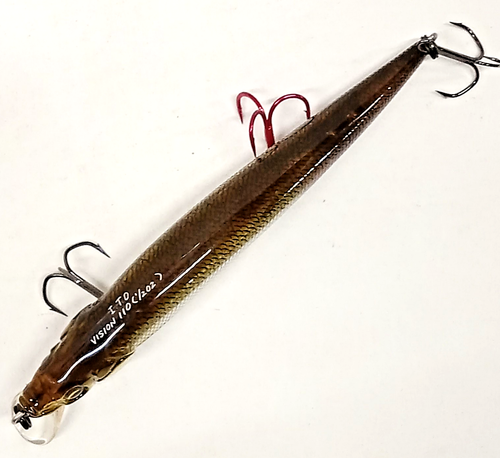 MEGABASS ITO VISION 110 MINNOW 1/2 oz ESCA JERKBAIT IN SOSPENSIONE GIAPPONE - Foto 3 di 4