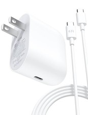 45W Type-C Super Fast Charger Block for Google Pixel 10 Pro XL  6ft Cable