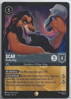 Scar - Finally King 175/204 Fabled Regular