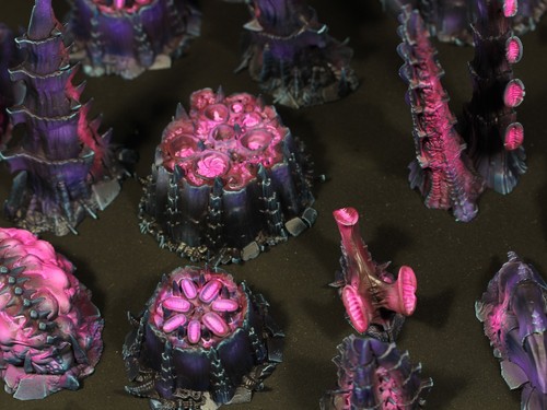 Killzone Upgrade Tyranid Infestation - Kill Team Typhon - Scenery - PAINTED - Imagen 4 de 7