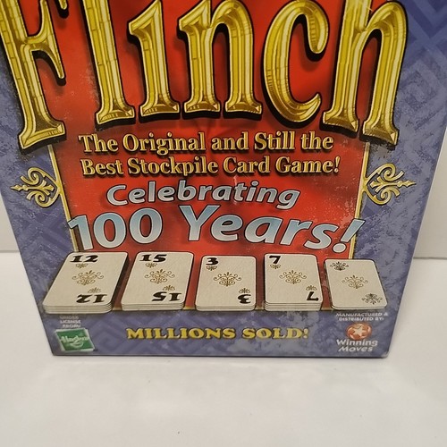 Flinch Original & Still The Best Stockpile Card Game Hasbro 1998 Cards Sealed - Picture 3 of 9