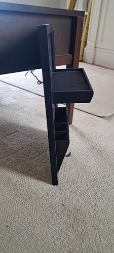 Pottery Barn Daily Organization Wall System Sorter Organizer Hooks Black Shelf - Picture 4 of 6