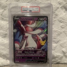 Pokemon PSA 10 Dark Sylveon V SWSH134 Jumbo Celebrations Black Star Promo