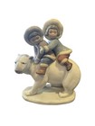New ListingVintage 1986 Lladro "Eskimo Riders #5353 Inuit Children on a Polar Bear (No Box)