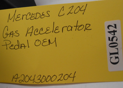 Mercedes C204 Gas Accelerator Pedal OEM A2043000204 / 2043000204 GL0542 - Picture 7 of 7