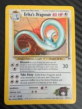 Pokémon TCG Erika's Dragonair Holo Rare Gym Heroes Unlimited 4/132 DMG