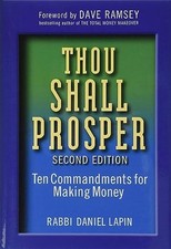 Thou Shall Prosper: Ten Commandments for Maki... by Lapin, Rabbi Daniel Hardback