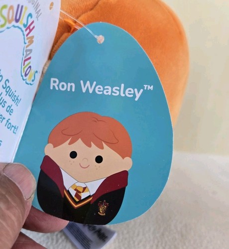 Squishmallow Kellytoy Plush Harry Potter 8" Harry Ron Hermione Sort Hat Set of 4 - Picture 15 of 19