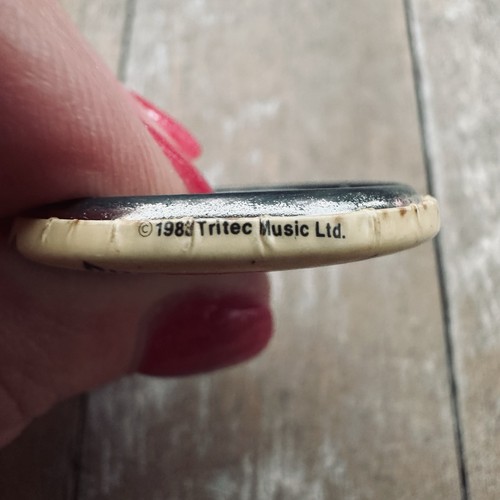 Duran Duran 1983 Tritec Pin/button/ Badge 1 1/4 Inch Original - Picture 2 of 3