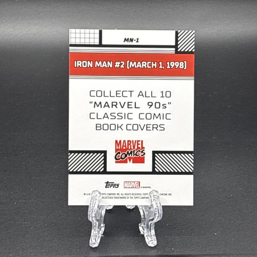 2024 Topps Chrome Marvel ‘90’s Cover Iron Man A01027 **READ DESCRIPTION** - Picture 2 of 2