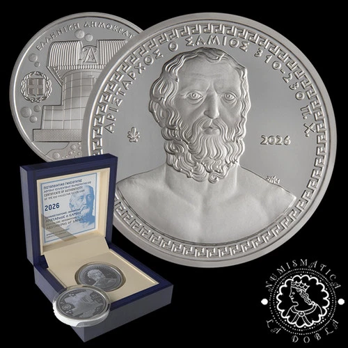 2026 - 10 EURO Silver PROOF - Aristarchs of Samos - GREECE