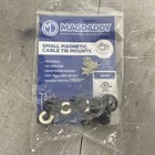 ( Qty 10 ) Mag Daddy 62411 Black Magnetic Small Cable Tie Mount