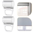 7 Pcs Mounting Brackets for Blinds Clear Plastic Valance Retainer Clips