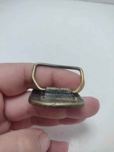 Vintage 1983 Stroh's Brewing Company Pewter Belt Buckle Rare Color Made In USA - Picture 6 of 7