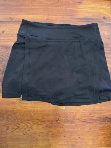 Athleta Girl Go Getter Skort & Run The World Short 3" Sz 8-10 Black EUC - Picture 3 of 20