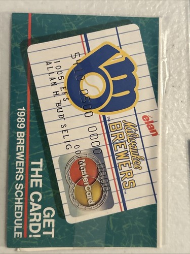 Milwaukee Brewers MLB Baseball Pocket Schedules Misc Lot of 6 From 1989 - Picture 4 of 5
