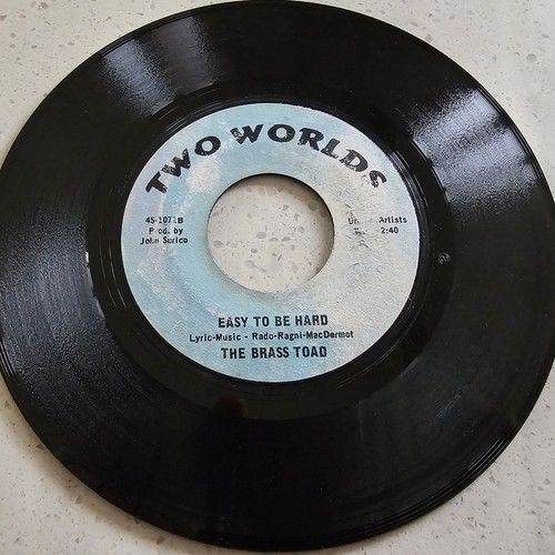 The Brass Toad – In The Back Of My Mind - Original 1969 Psyche Rock US 7" - Picture 4 of 4