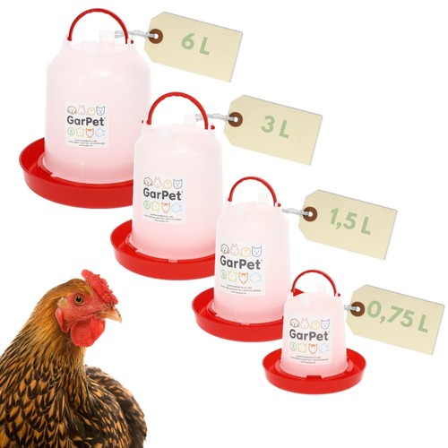 Hühnertränke Geflügel Wasser Küken Wachtel Hühner Tränke Spender automatisch - Bild 1 von 10