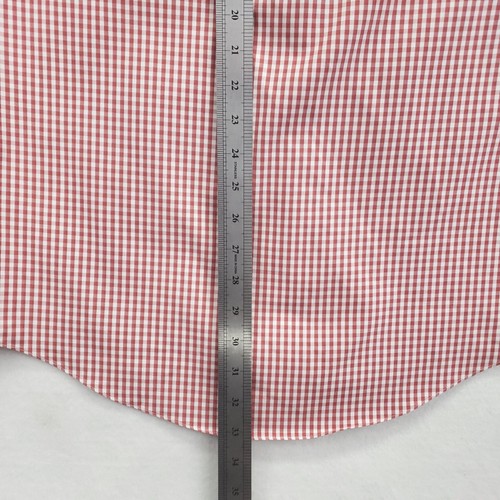 Brooks Brothers Shirt Mens Large Red White Gingham Regent Non Iron Supima Cotton - Picture 11 of 11