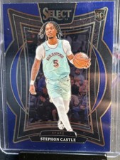2024-25 Panini Select - Concourse Stephon Castle #72 Blue (RC)