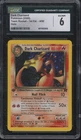 2000 Pokémon 1st Edition Team Rocket Holo #4 Dark Charizard EX-NM CGC 6