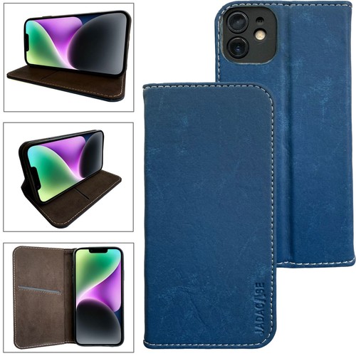 Leder Schutzhülle für Apple iPhone 11 - Smartphone Handy Tasche Case Cover Etui - Picture 2 of 17
