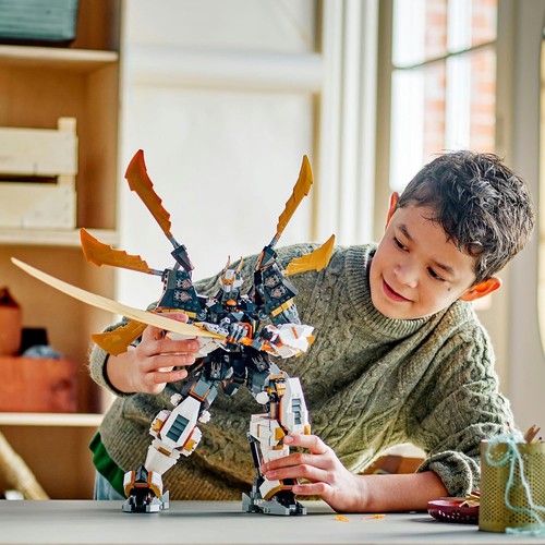 LEGO Ninjago Cole's Dragon Mega Titanium Mecha Toy Present Birthday Block Christ - Picture 9 of 11