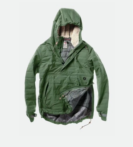 RELWEN Channel Anorak Exclusive Jacket in Turf Green Size Medium