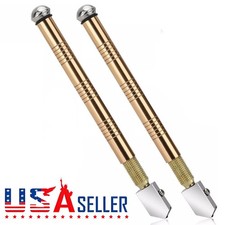 2 Pcs Glass Cutter Tungsten Carbide Tip Precision Cutting Professional Tool