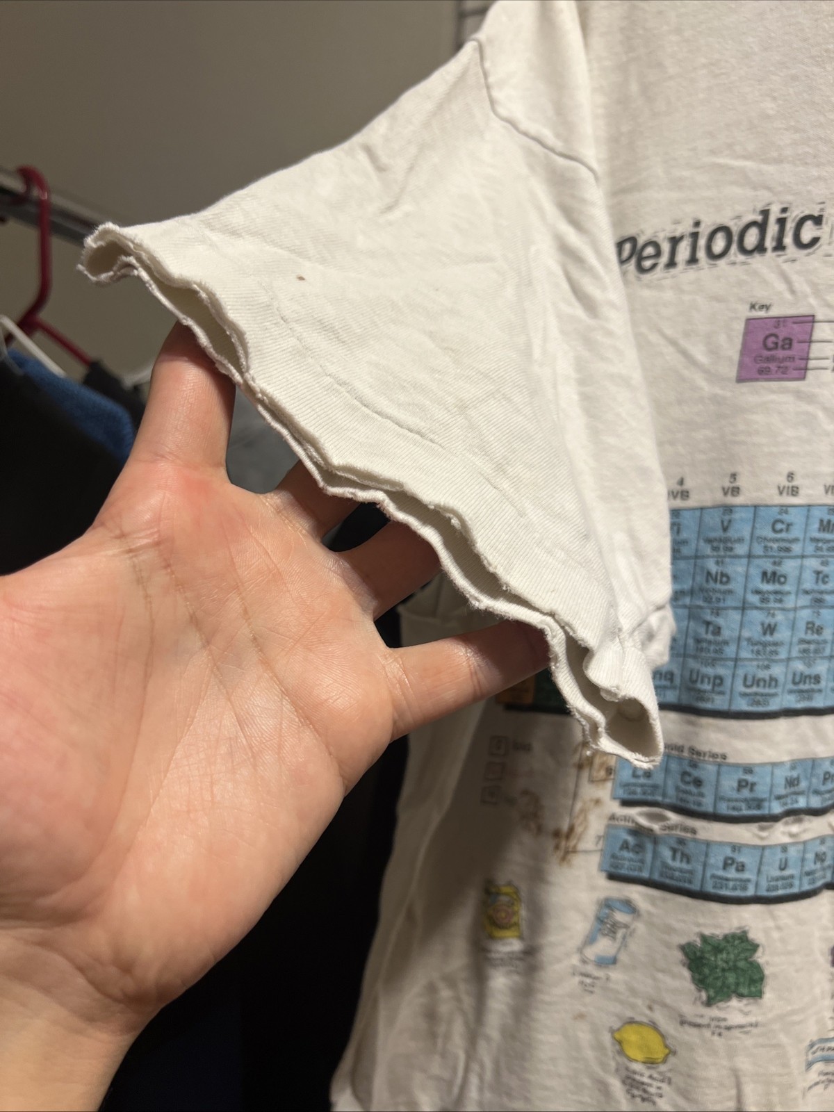 Vintage 90s Periodic Table Elements Distressed Th… - image 4