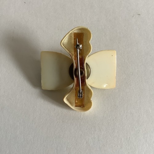 Vintage 1920’s Celluloid Hour Glass Kiss Timer Brosche Pin Hour Glass Spins - Bild 4 von 5
