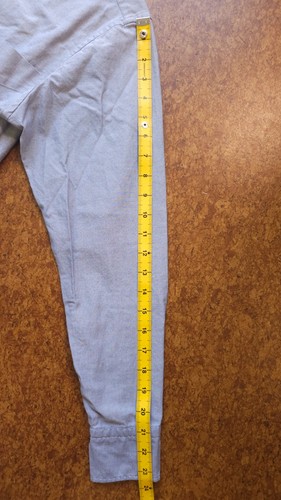 LNWOT IG Beams x Thomas Mason Made in Japan ELS Cotton Oxford Shirt Gray Medium - Picture 10 of 10