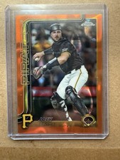 Joey Bart 2025 Topps Chrome /25 Orange Lava Refractor Pirates SP