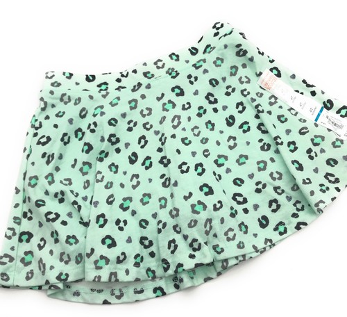 Toddler Girl Cartwheel Scooter Skirt, Aqua Cheetah Print, 4T, Jumping Beans