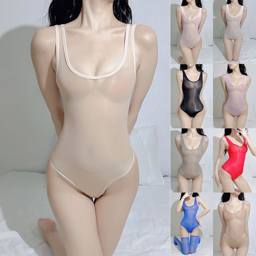 Dessous BodySuit Von Frauen Täglich Kostenlos Größe Nylon Sexy Sommer Ärmel - Bild 1 von 54
