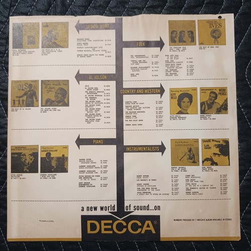 INNER SLEEVE ONLY (NO ALBUM / NO JACKET) - DECCA "GOLD" Rick Nelson Winnie Pooh - Foto 2 di 2
