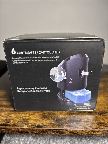 NUOVA confezione da 6 cartucce Braun CCR6 Clean Renew, 34,2 fl oz, profumo di limone - Foto 2 di 2