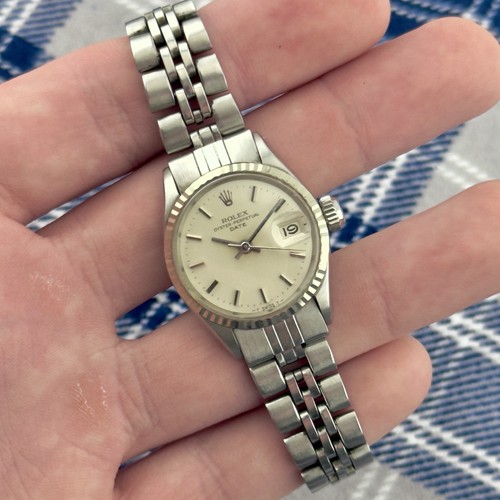 Vintage Rolex Oyster Perpetual Date - Ref. 6517 - 26mm - Jubilee - Ladies