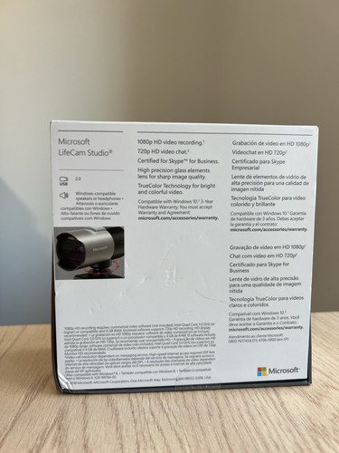 Microsoft LifeCam Studio 1425 - Factory Sealed! - Afbeelding 3 van 7