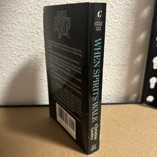 Vintage When Spirits Walk Paperback Christine Gentry 1988 VG OOP 1st Edition - Foto 3 di 8