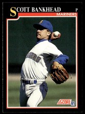 1991 Score Scott Bankhead Seattle Mariners #817