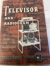 DE LUXE HOME BUILT TELEVISOR AND RADIOGRAM DESIGN AND CONSTRUCTION  1951