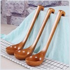 Wooden Long Handle High Heat Resistanct Cooking Spoon Mixing Ladle Handmade