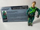 GI Joe 1991 Major Altitude V1 Action Figure WITH FILE CARD *142