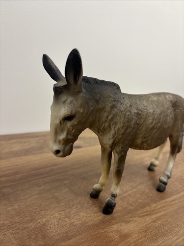 Vintage Toy Donkey Figure Hard Plastic Mule #669 Hong Kong 1960's Diamond - Picture 4 of 13