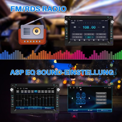 DAB+ Android 15 Carplay Autoradio Für VW Polo 9N Golf 4 Passat B5 T5 GPS RDS - Bild 7 von 14