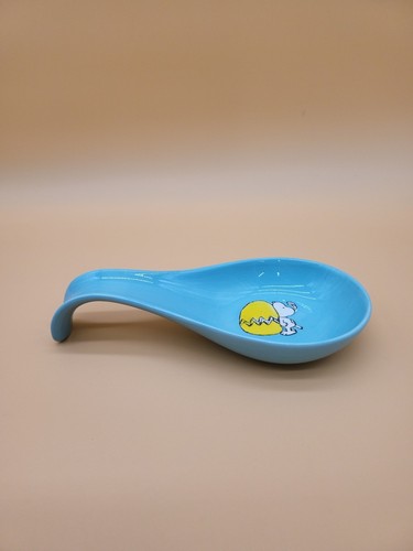 Peanuts 2020 Gibson Ceramic Snoopy Easter Spoon Rest Color - Turquoise  - Picture 2 of 12