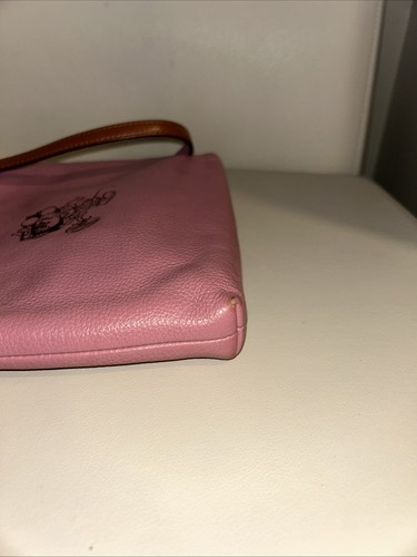 Bolso de Hombro Coach Disney Minnie Mouse Cuero Rosa 70260c - Imagen 8 de 10