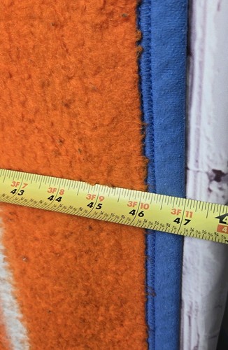 Vintage Cleveland Cavaliers Blanket Biederlack Fleece Throw NBA Basketball 47x56 - Picture 4 of 7