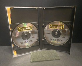 Fahrenheit (Sega CD, Sega 32X, 1995) Complete CIB With Registration Card